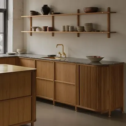 Vermland maakt modulaire keukens van eikenhout in Denemarken