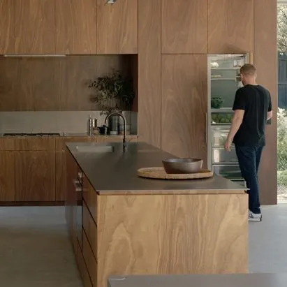 Bakstenen woning in Melbourne krijgt maatkeuken met Fisher & Paykel