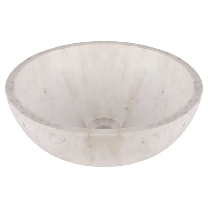 Differnz Marmor waskom marmer | wit | Ø 40 x 15 cm