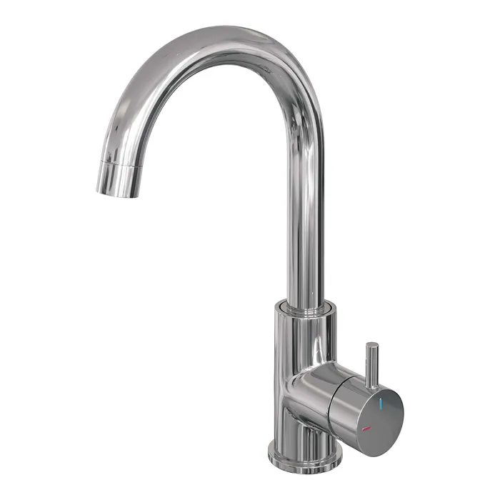 Edition Hoge Opbouw Wastafelkraan Model B - Ronde Uitloop