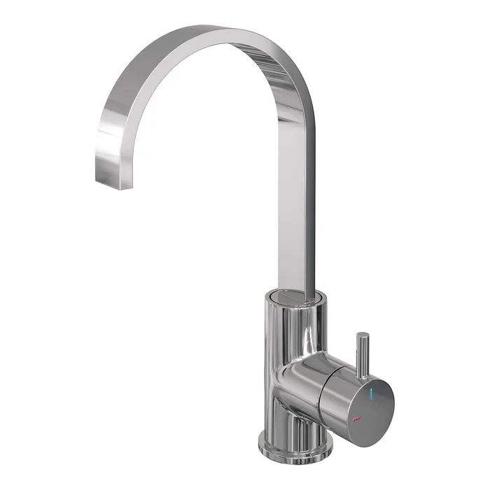 Edition Hoge Opbouw Wastafelkraan Model B - Platte Uitloop