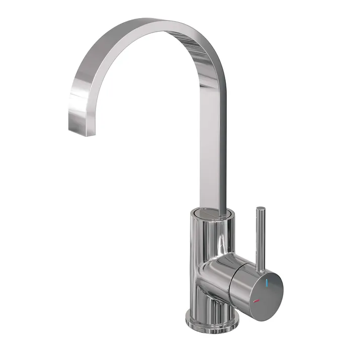 Edition Hoge Opbouw Wastafelkraan Model A - Platte Uitloop