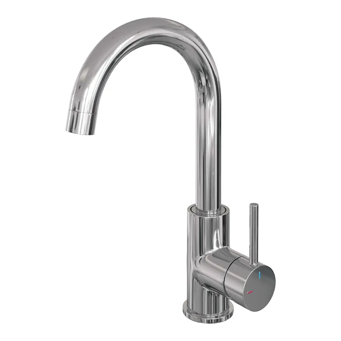 Edition Hoge Opbouw Wastafelkraan Model A - Ronde Uitloop