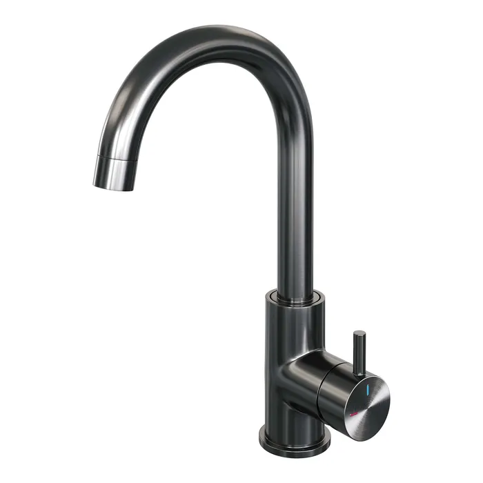 Edition Hoge Opbouw Wastafelkraan Model B - Ronde Uitloop