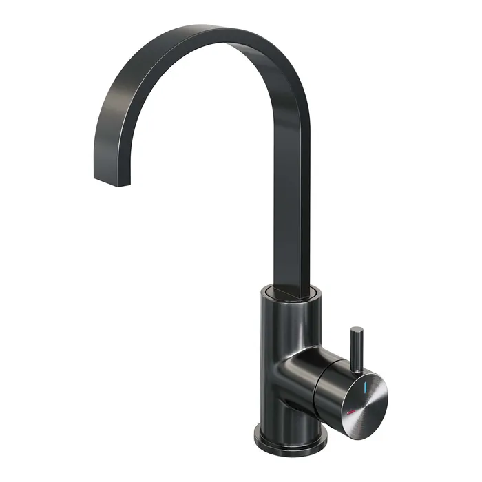 Edition Hoge Opbouw Wastafelkraan Model B - Platte Uitloop