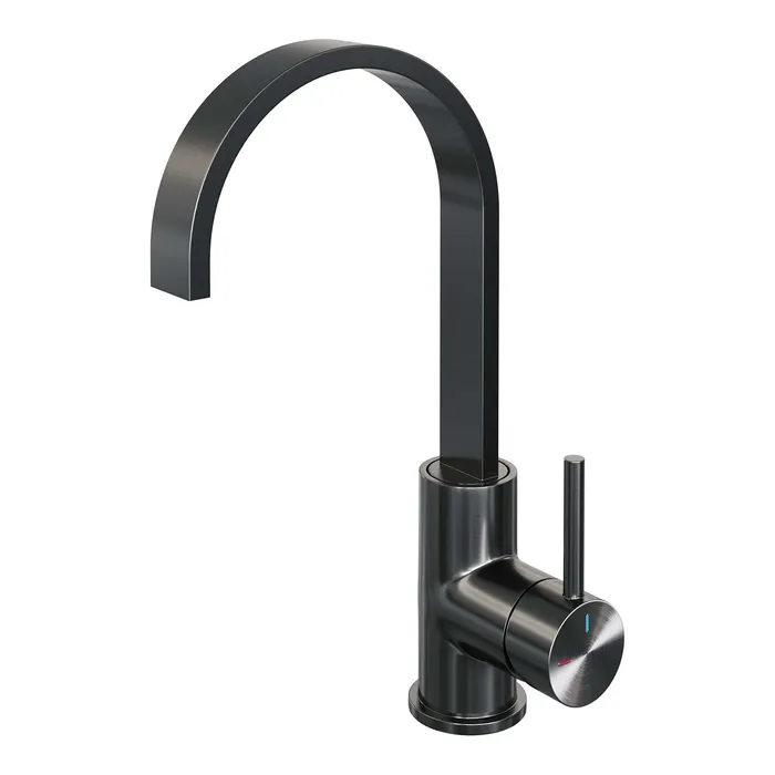 Edition Hoge Opbouw Wastafelkraan Model A - Platte Uitloop