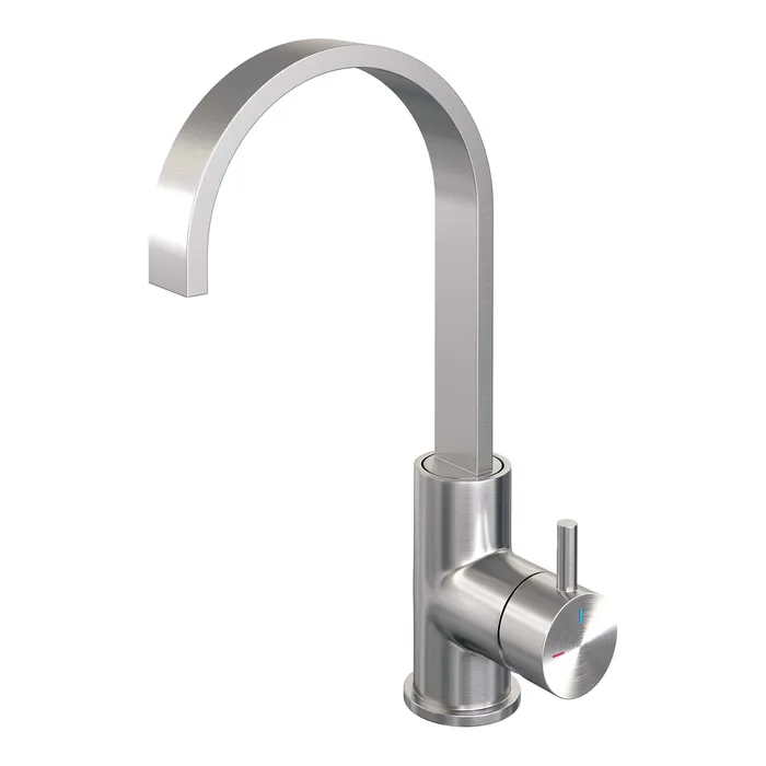 Edition Hoge Opbouw Wastafelkraan Model B - Platte Uitloop