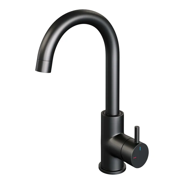 Edition Hoge Opbouw Wastafelkraan Model B - Ronde Uitloop