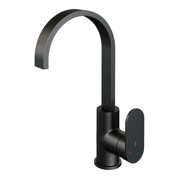 Edition Hoge Opbouw Wastafelkraan Model C - Platte Uitloop