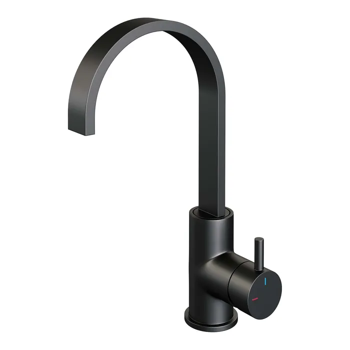 Edition Hoge Opbouw Wastafelkraan Model B - Platte Uitloop