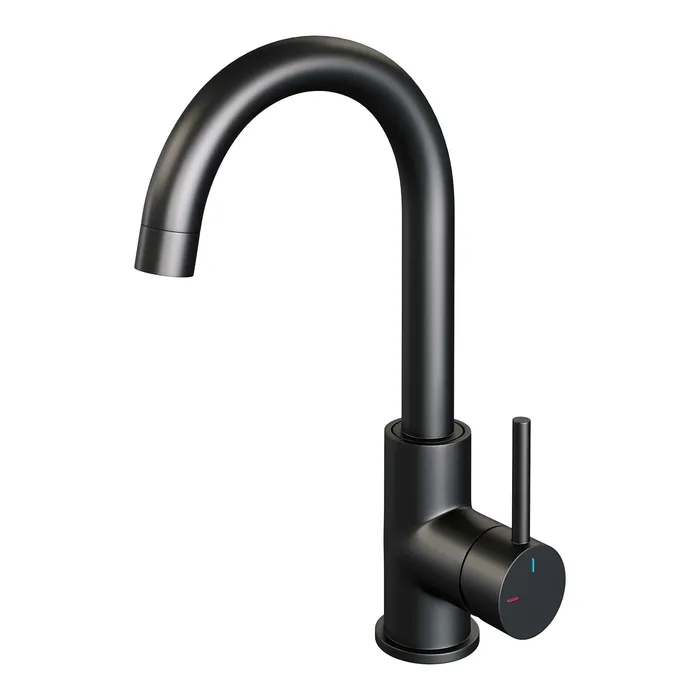 Edition Hoge Opbouw Wastafelkraan Model A - Ronde Uitloop